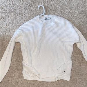 Plain White Hollister Sweater
